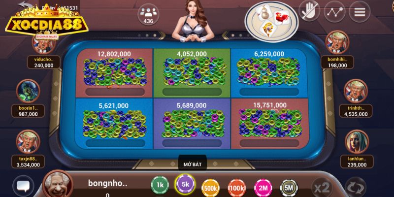 Tỷ lệ trả thưởng cao trong Bầu Cua tại nền tảng