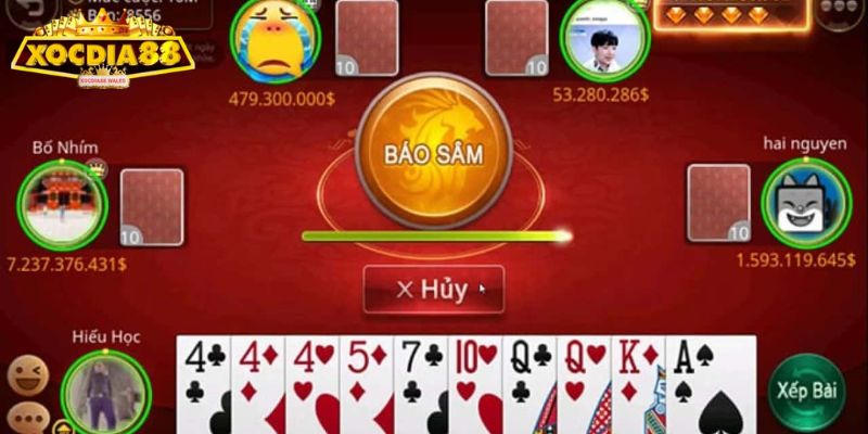 Sâm Lốc Xocdia88 – Trò Chơi Bài Đầy Chiến Thuật Và Thú Vị 3 Quan sát chiến thuật đối thủ