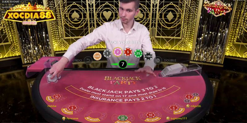 Thử sức cùng Blackjack trực tuyến